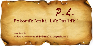 Pokoráczki László névjegykártya